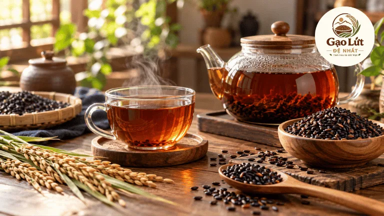 Trà Gạo Lứt Đen Có Tác Dụng Gì Và Cách Pha Chuẩn Vị Tại Nhà
