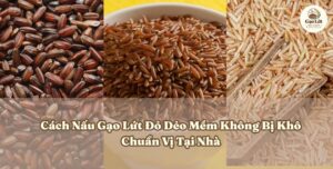 Hướng dẫn cách nấu gạo lứt đỏ dẻo mềm không bị khô